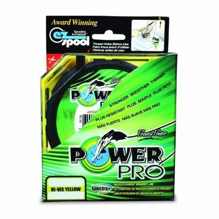 Power Pro Spectra Braided Fishing Line 65Lb 500Yd HiVis Yellow 21100650500Y